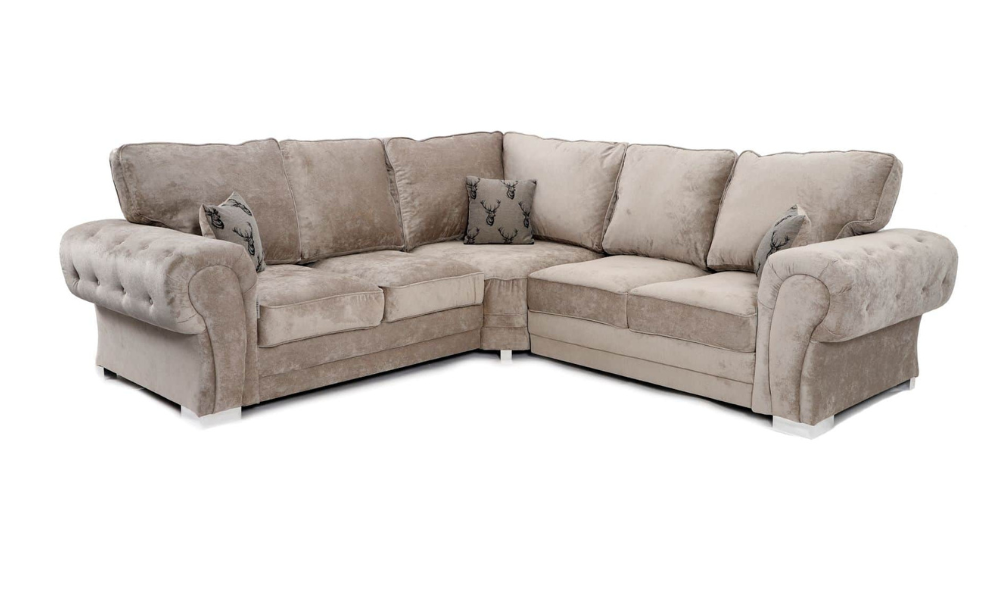 Verona Corner Sofa – Mink Fullback