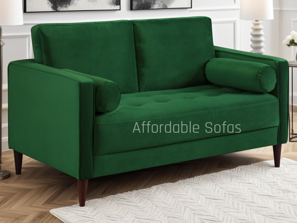 Harper Sofa Plush Green 2 Seater