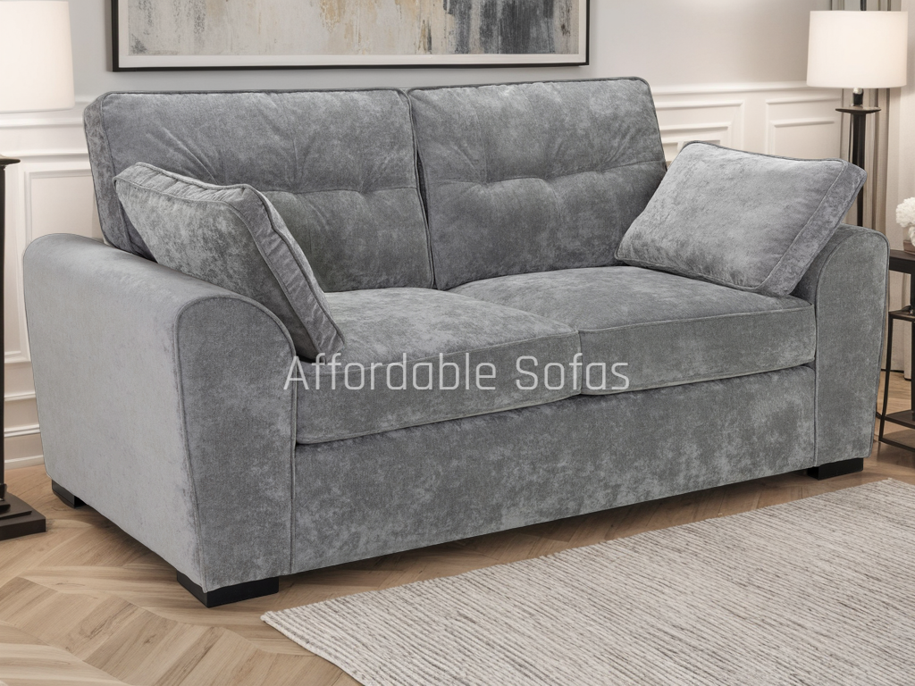 Maxwell Grey 3 Seater Sofa