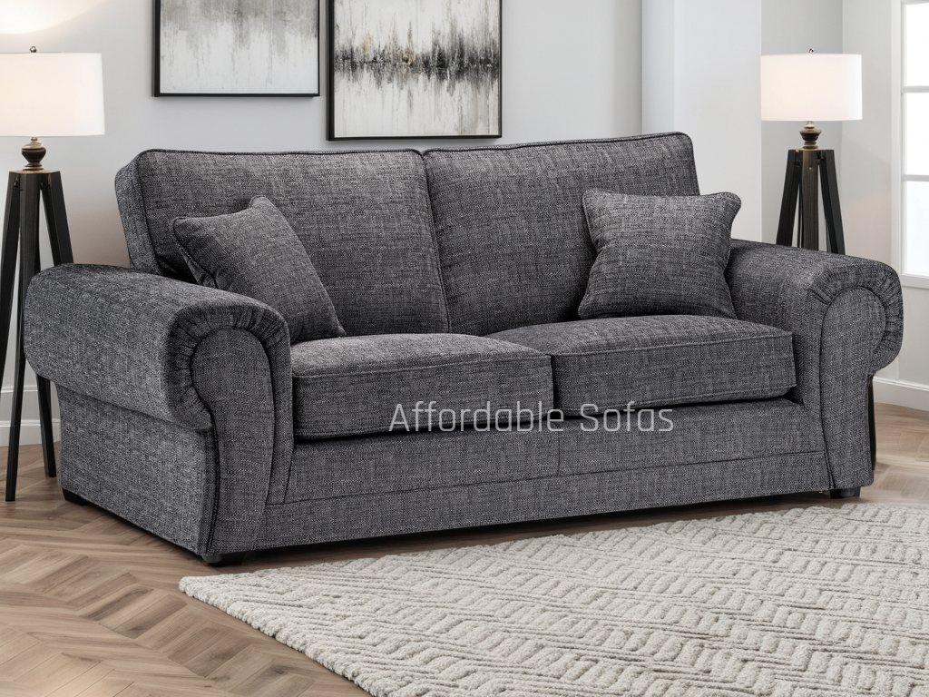 Wilcot Sofa Grey 3 Seater