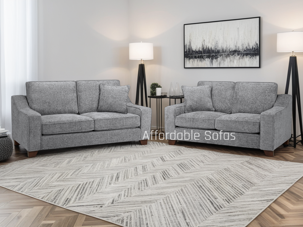 Nebraska 3+2 sofa Set Grey