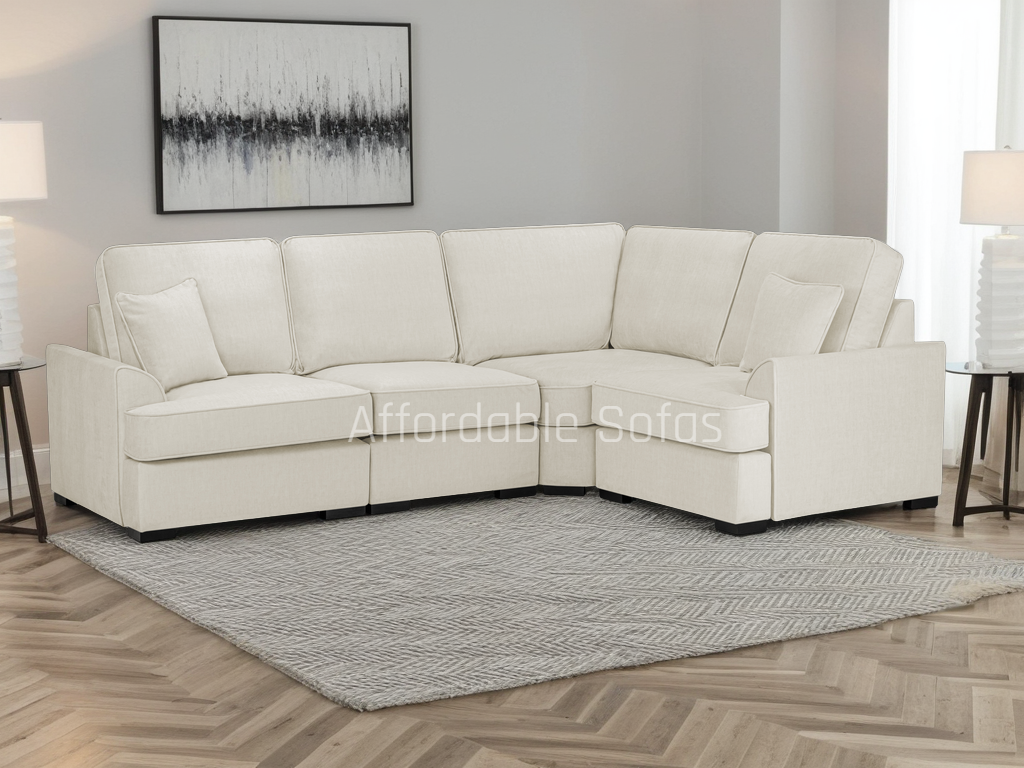 Funk universal corner sofa left or right hand Beige