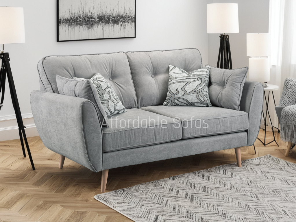 Zinc Sofa Grey 2 Seater