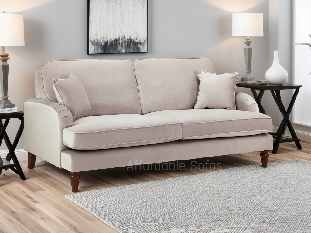 Rupert 3 Seater in Plush Beige