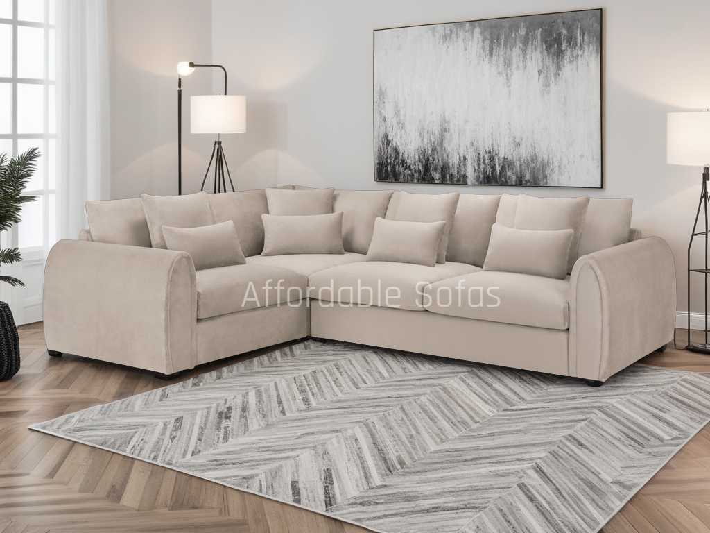 Mirabel Sofa Mocha Left Hand Facing Corner