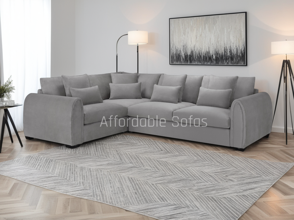 Mirabel Sofa Grey Left Hand Facing Corner