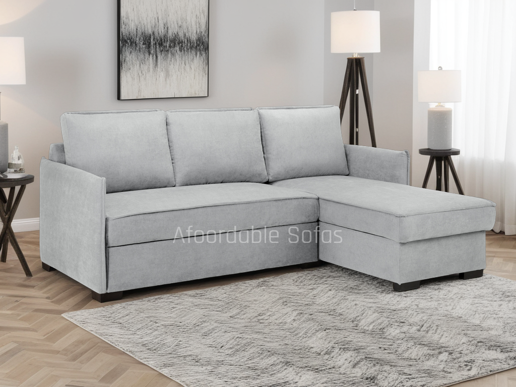 Miel Grey Universal Corner Sofabed