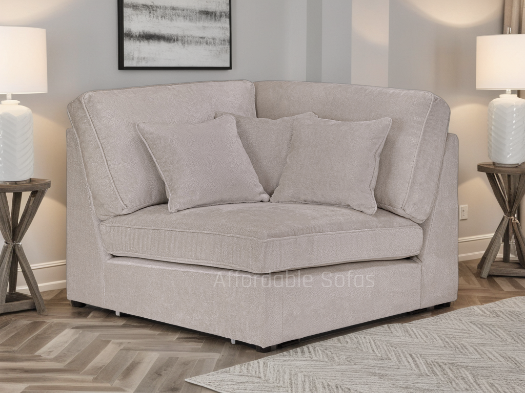 Kiana Modular Sofa Mocha Corner Piece