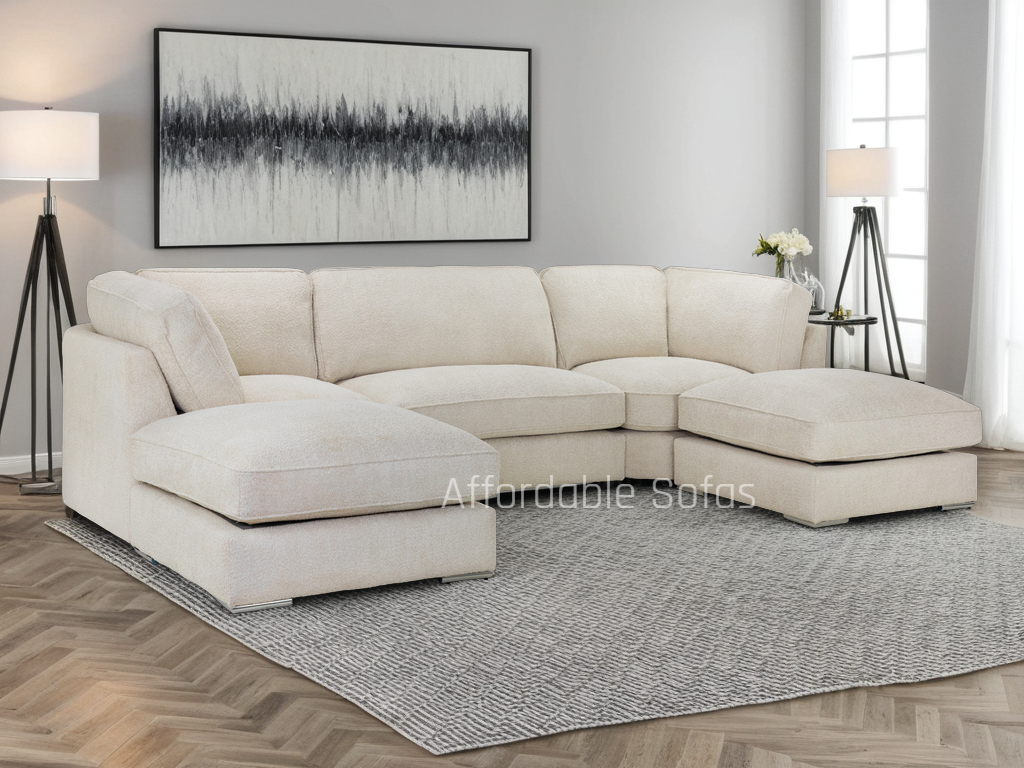 Inga Fullback Sofa Sofa Beige U Shape Corner