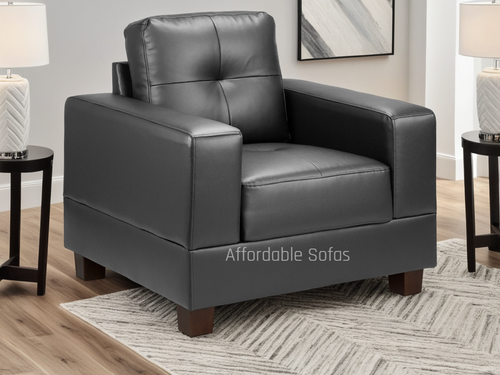 Jerry Sofa Black Armchair