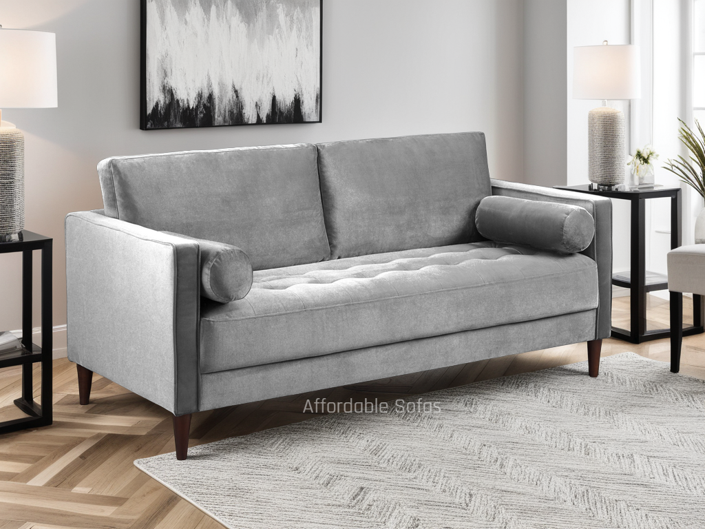 Harper Sofa Plush Grey 3 Seater