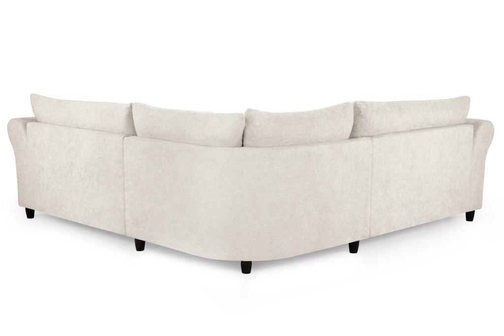 Ashley Large Corner Sofa Cream