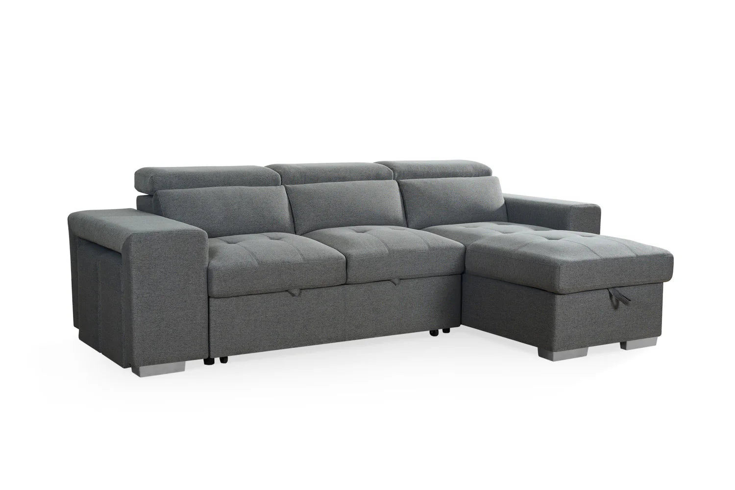 Artemis Universal Corner Sofabed Charcoal Grey