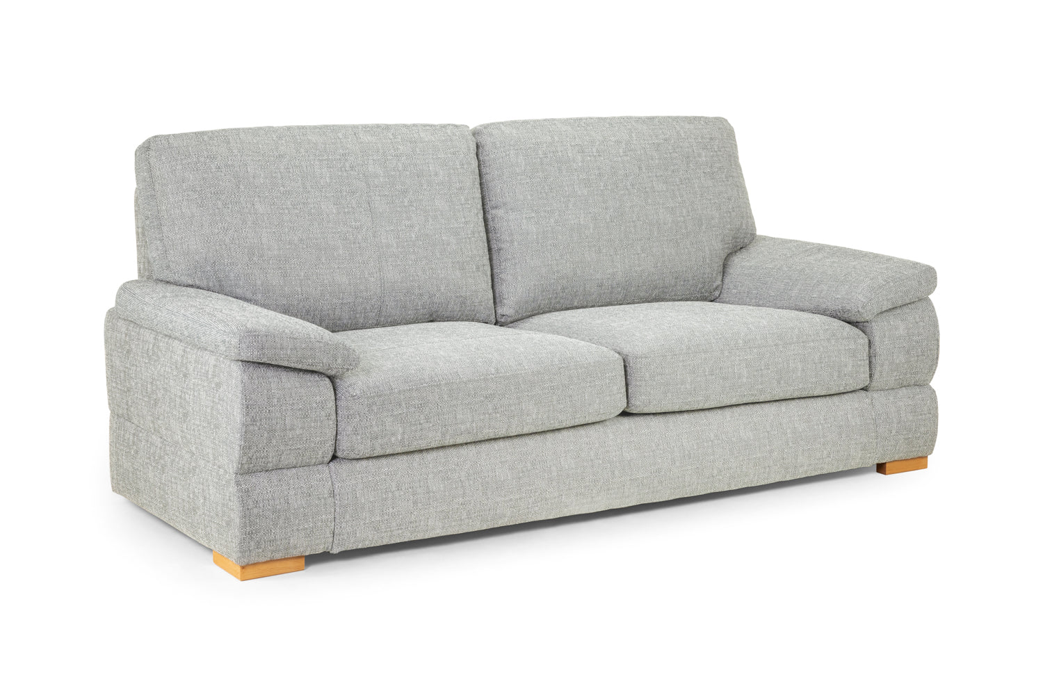 Bento 3 Seater Sofa Silver