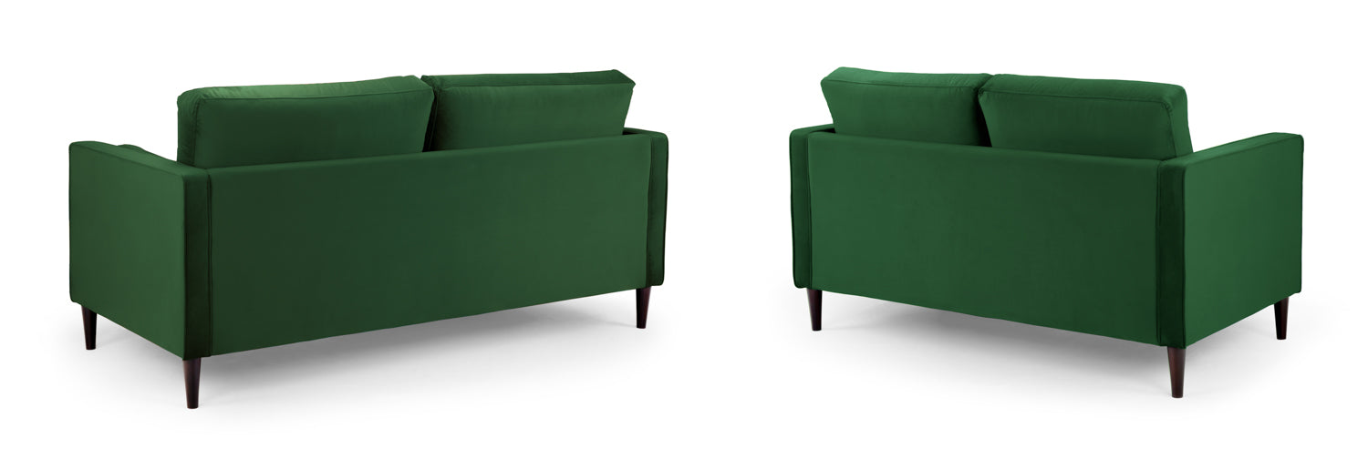 Harper Sofa Plush Green 3+2 Set