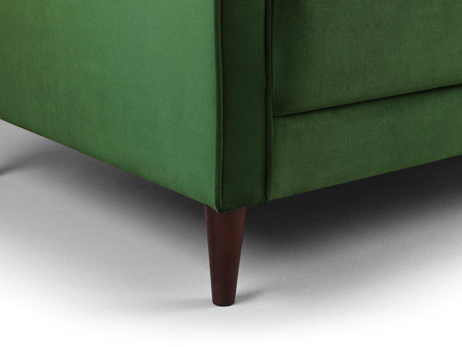 Harper Sofa Plush Green Footstool