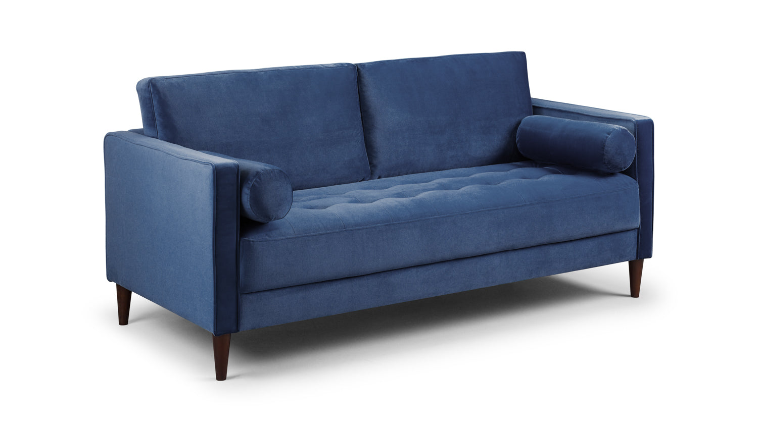 Harper Sofa Plush Blue 3 Seater