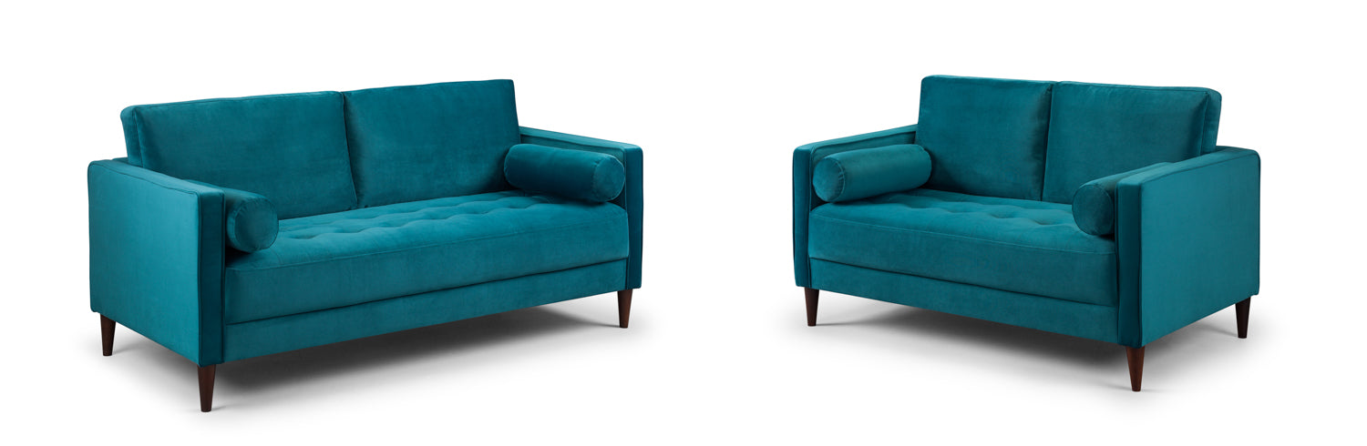 Harper Sofa Plush Teal 3+2 Set