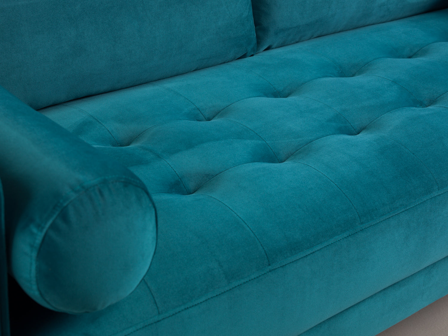 Harper Sofa Plush Teal 3 Seater