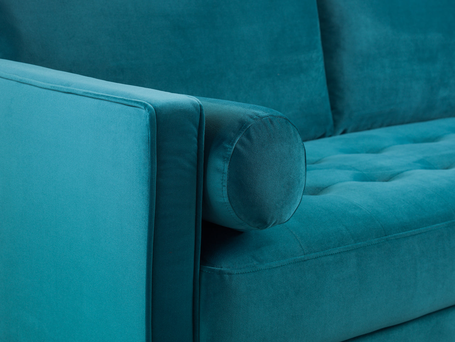 Harper Sofa Plush Teal 3 Seater