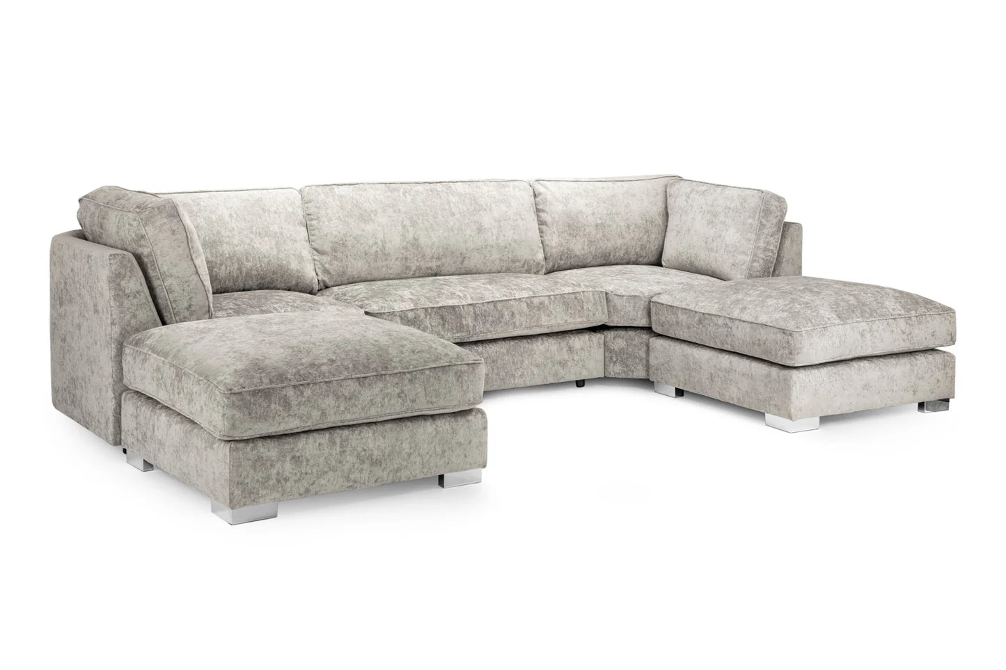 Bishop U Shape Corner Sofa Fullback Truffle