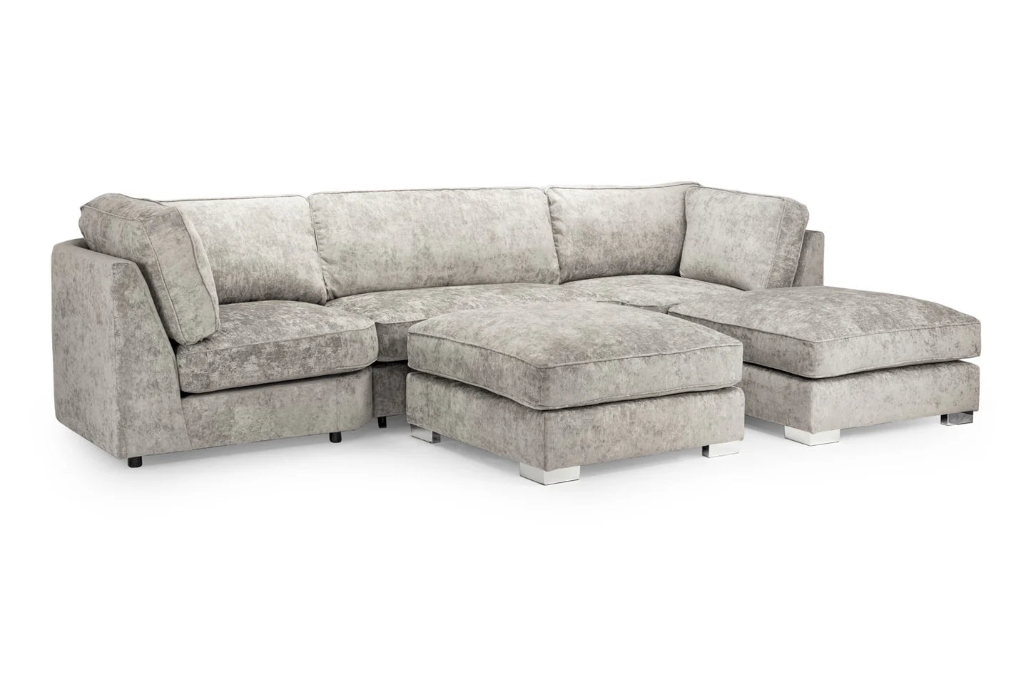 Bishop U Shape Corner Sofa Fullback Truffle