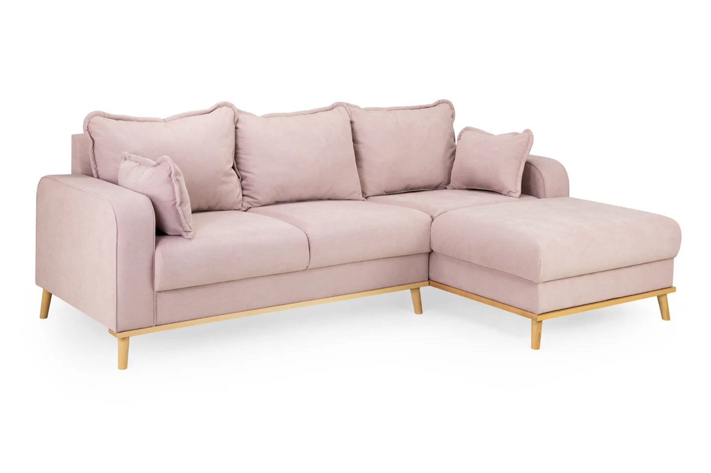 BRIAR RIGHT HAND FACING CORNER SOFA PINK