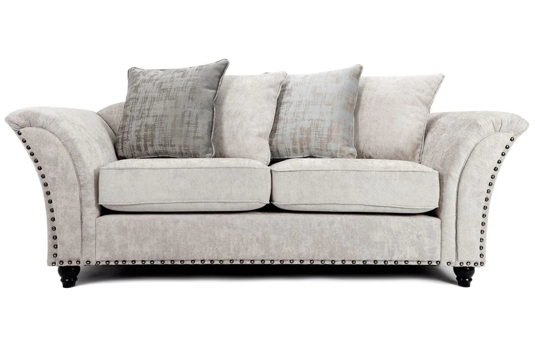 Cambridge 3 Seater Sofa Scatterback Alaska Silver