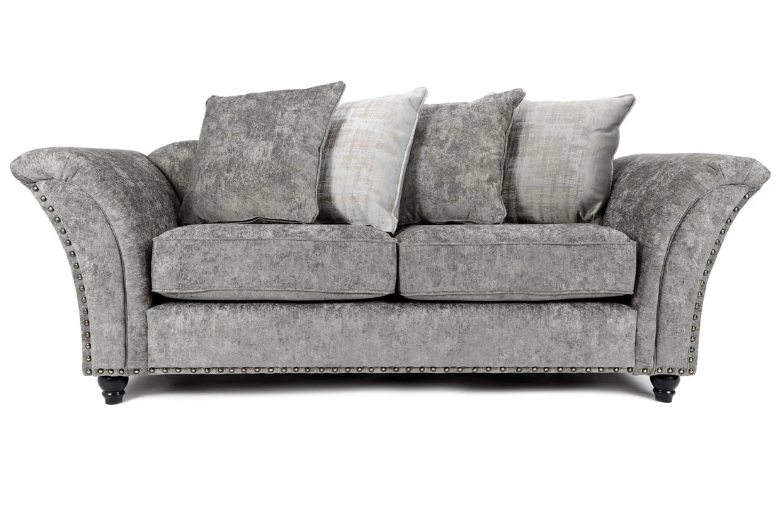 Cambridge 3 Seater Sofa Scatterback Alaska Platinum