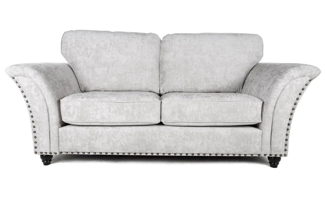 Cambridge 3+2 Sofa Set Fullback Alaska Silver