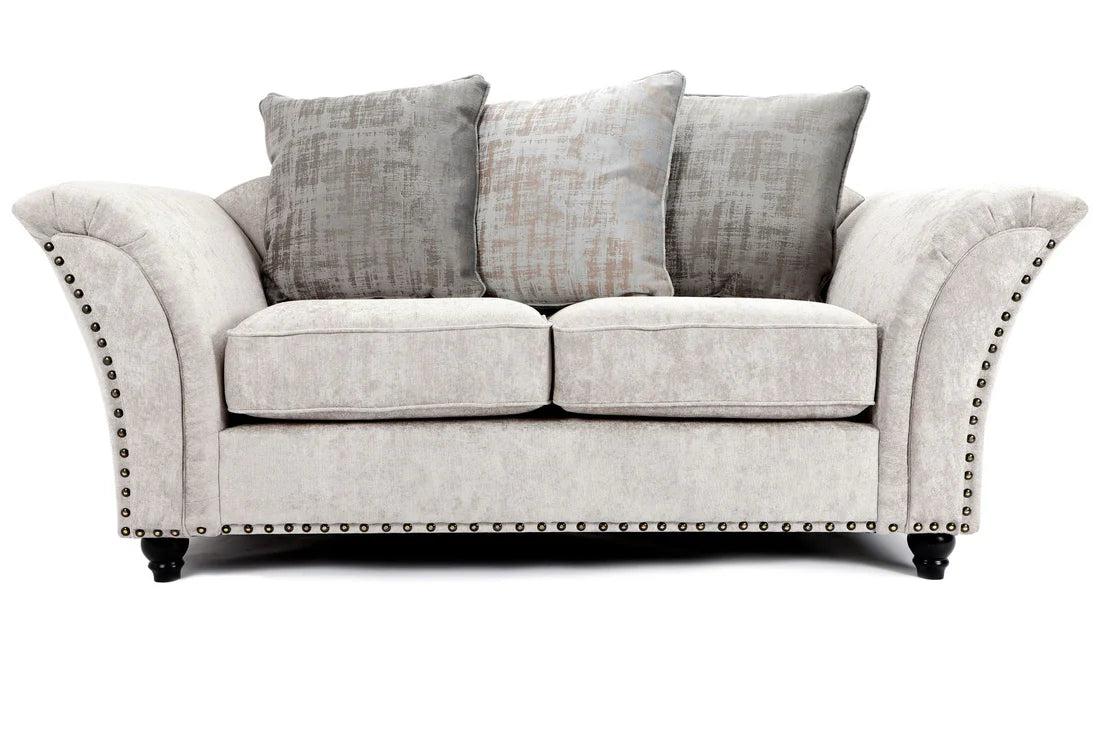 Cambridge 3+2 Sofa Set Scatterback Alaska Silver