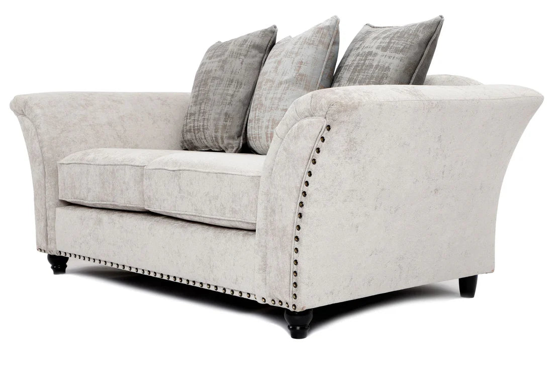 Cambridge 3+2 Sofa Set Scatterback Alaska Silver