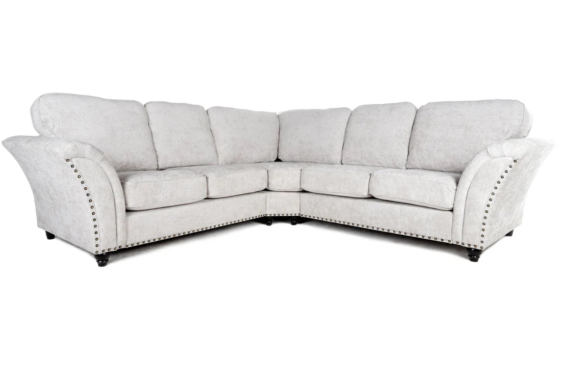 Cambridge Large Corner Sofa Fullback Alaska Silver