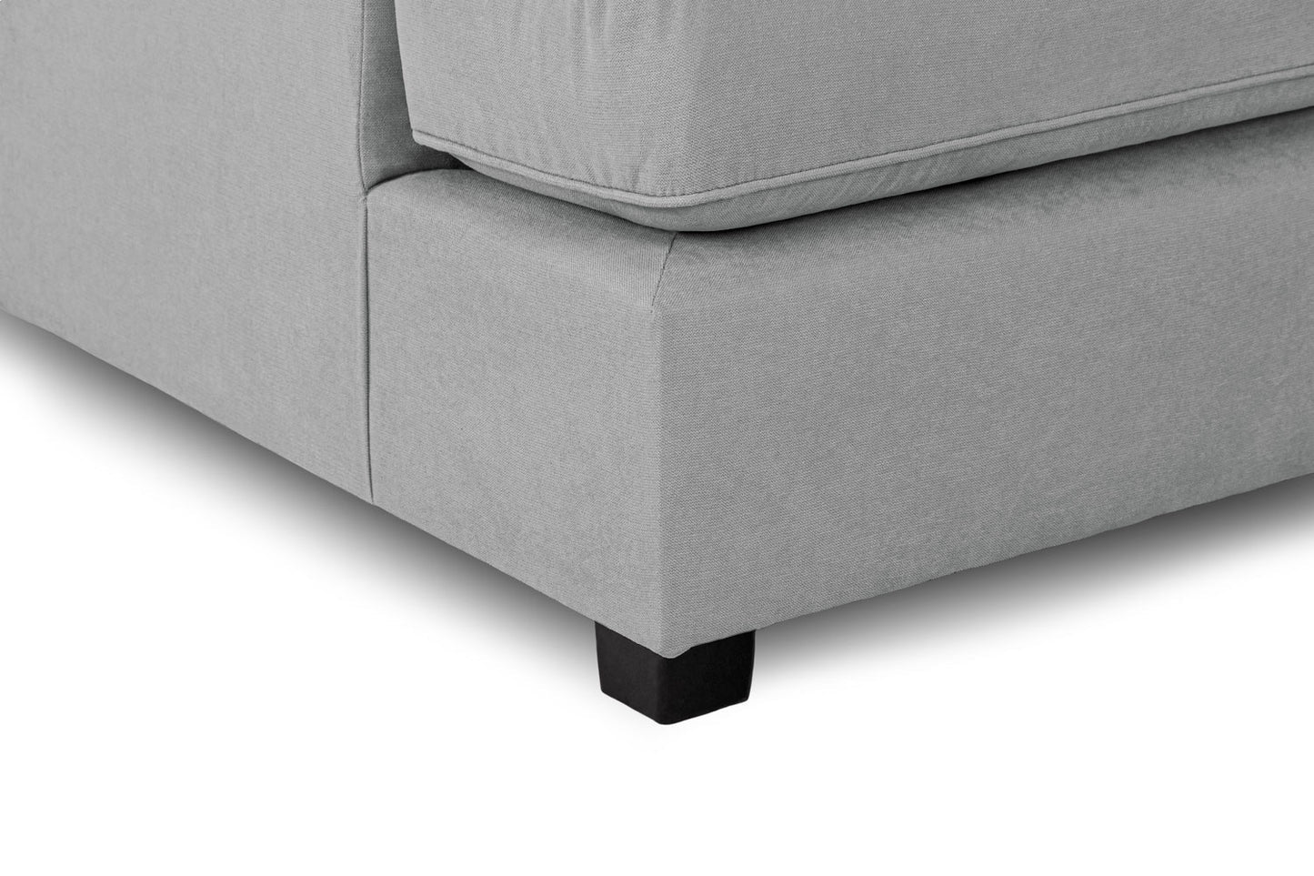 Carnaby U Shape Corner Sofa Grey Fabric