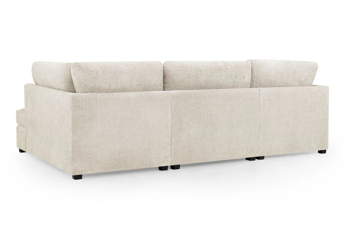 Carnaby U Shape Corner Sofa Beige Boucle