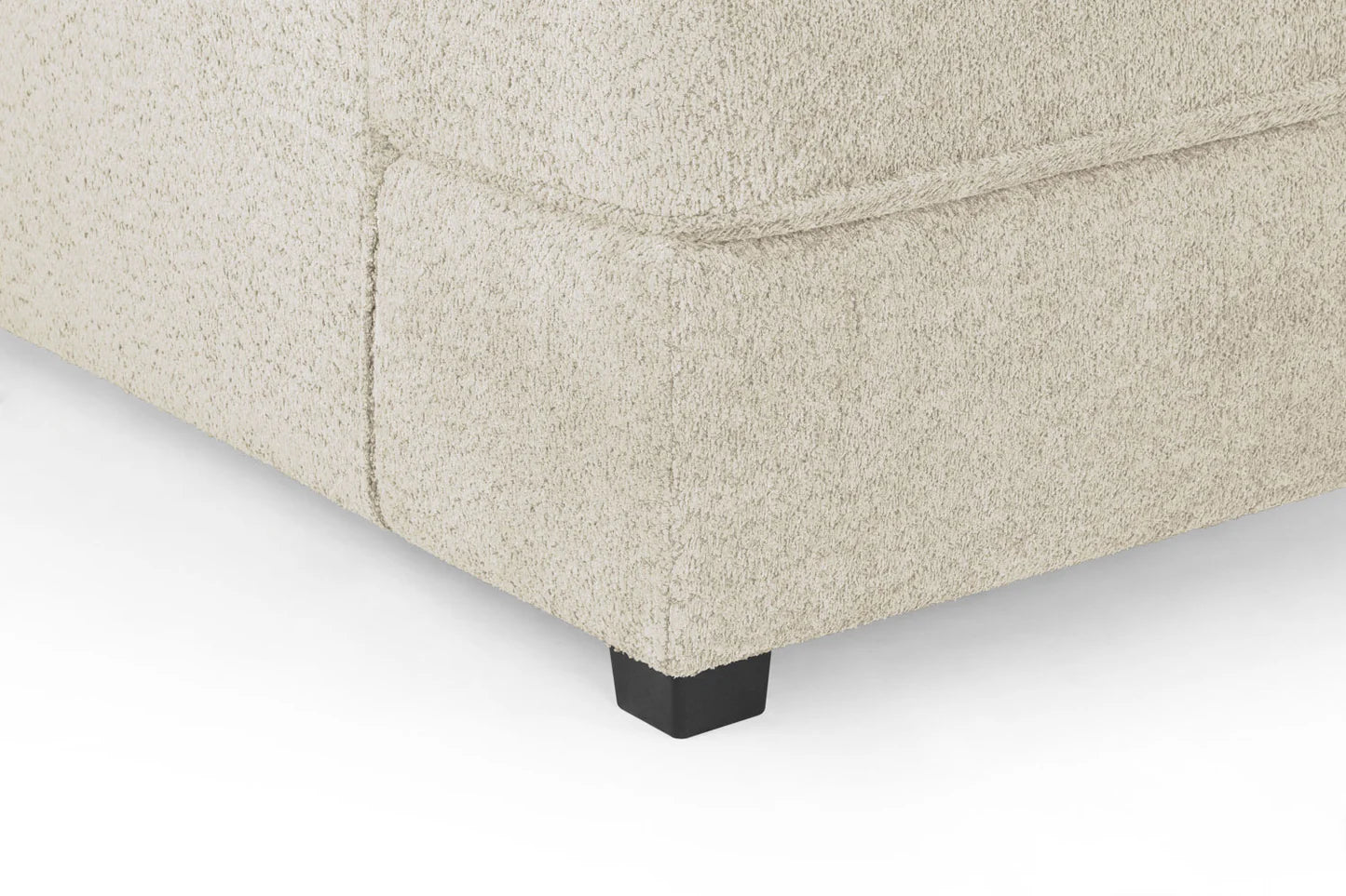 Carnaby U Shape Corner Sofa Beige Boucle