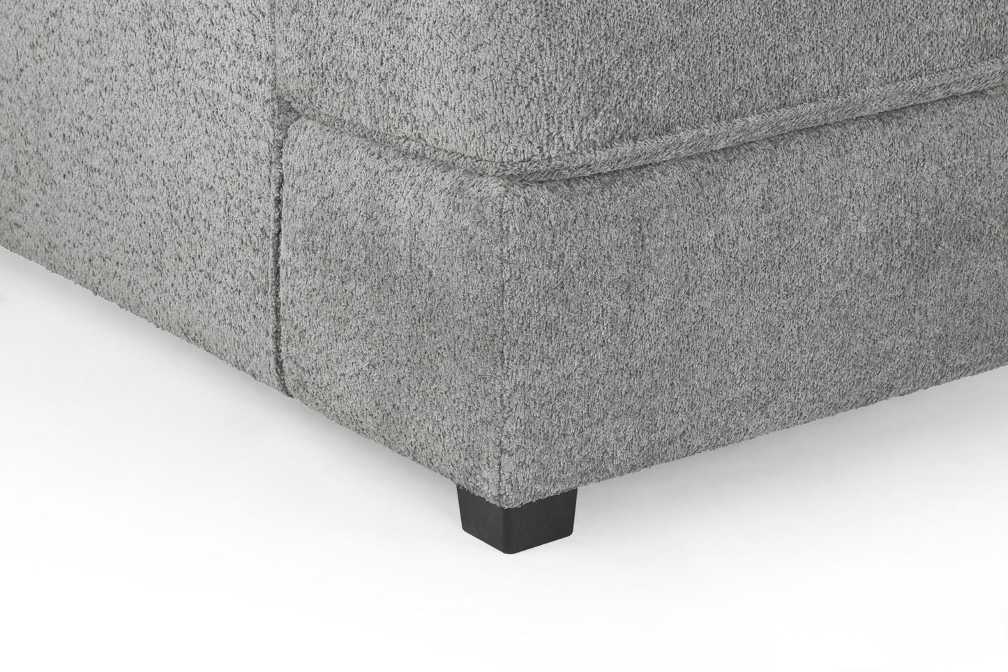 Carnaby U Shape Corner Sofa Grey Boucle