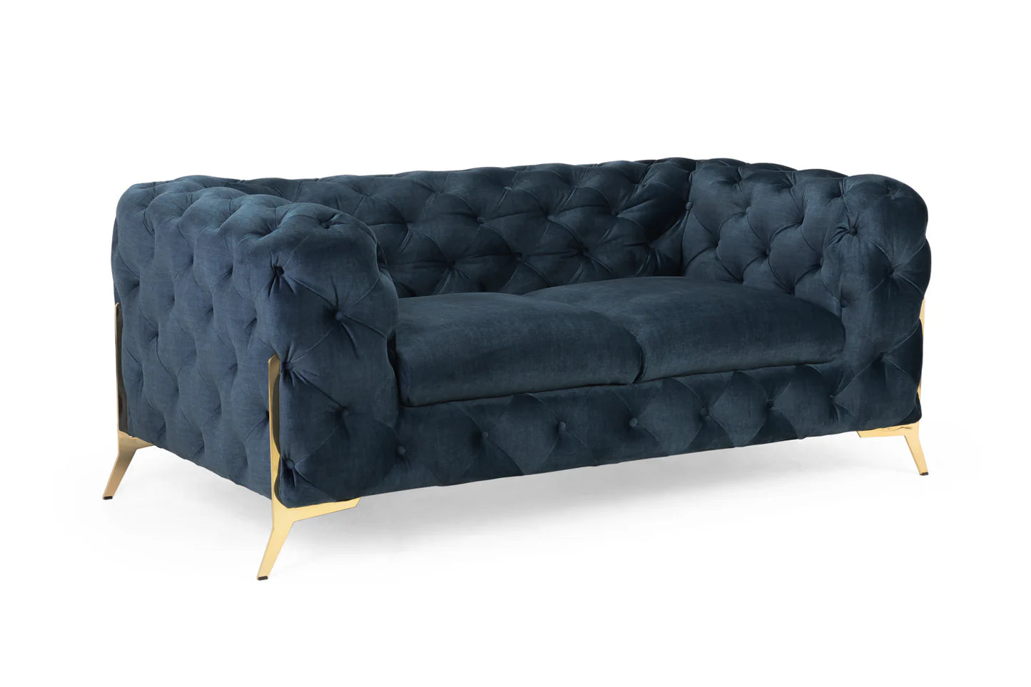 CHELSEA CHESTERFIELD DEEP OCEAN 2 SEATER SOFA