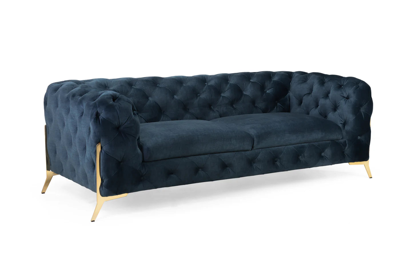 CHELSEA CHESTERFIELD DEEP OCEAN 3 SEATER SOFA