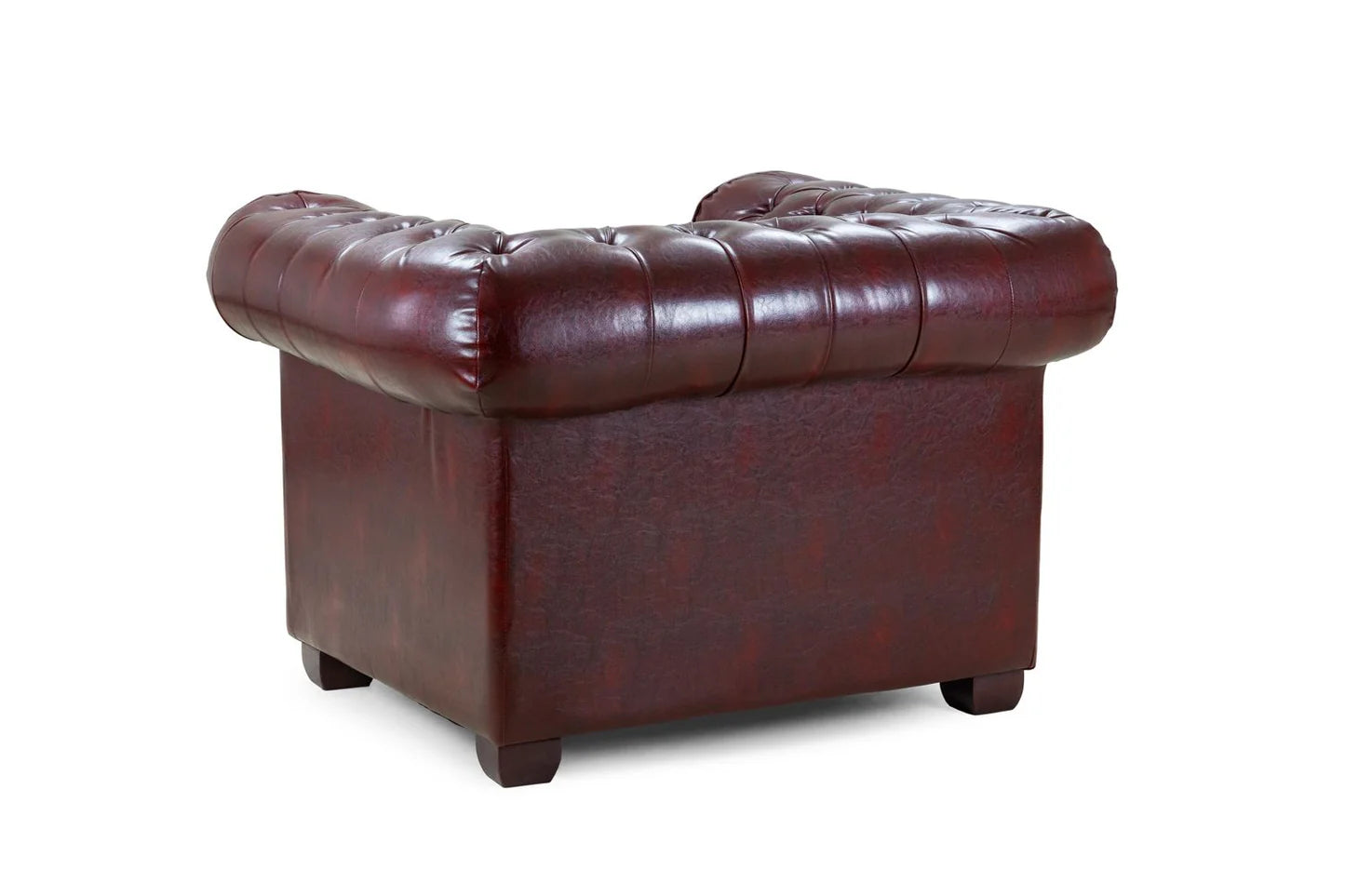 Chesterfield Sofa Oxblood Red Armchair