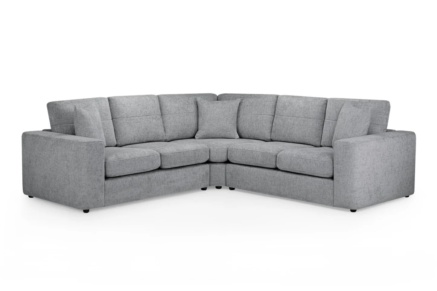 Chestnut large corner sofa Grey