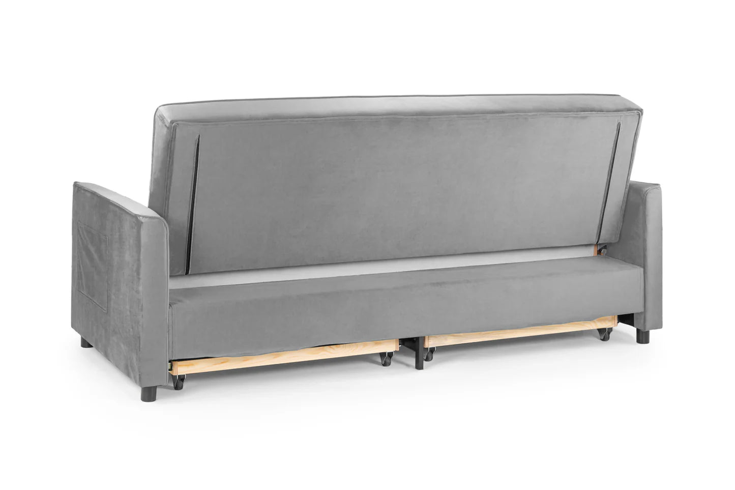 Elegance 3-Seater Sofabed in Plush Grey