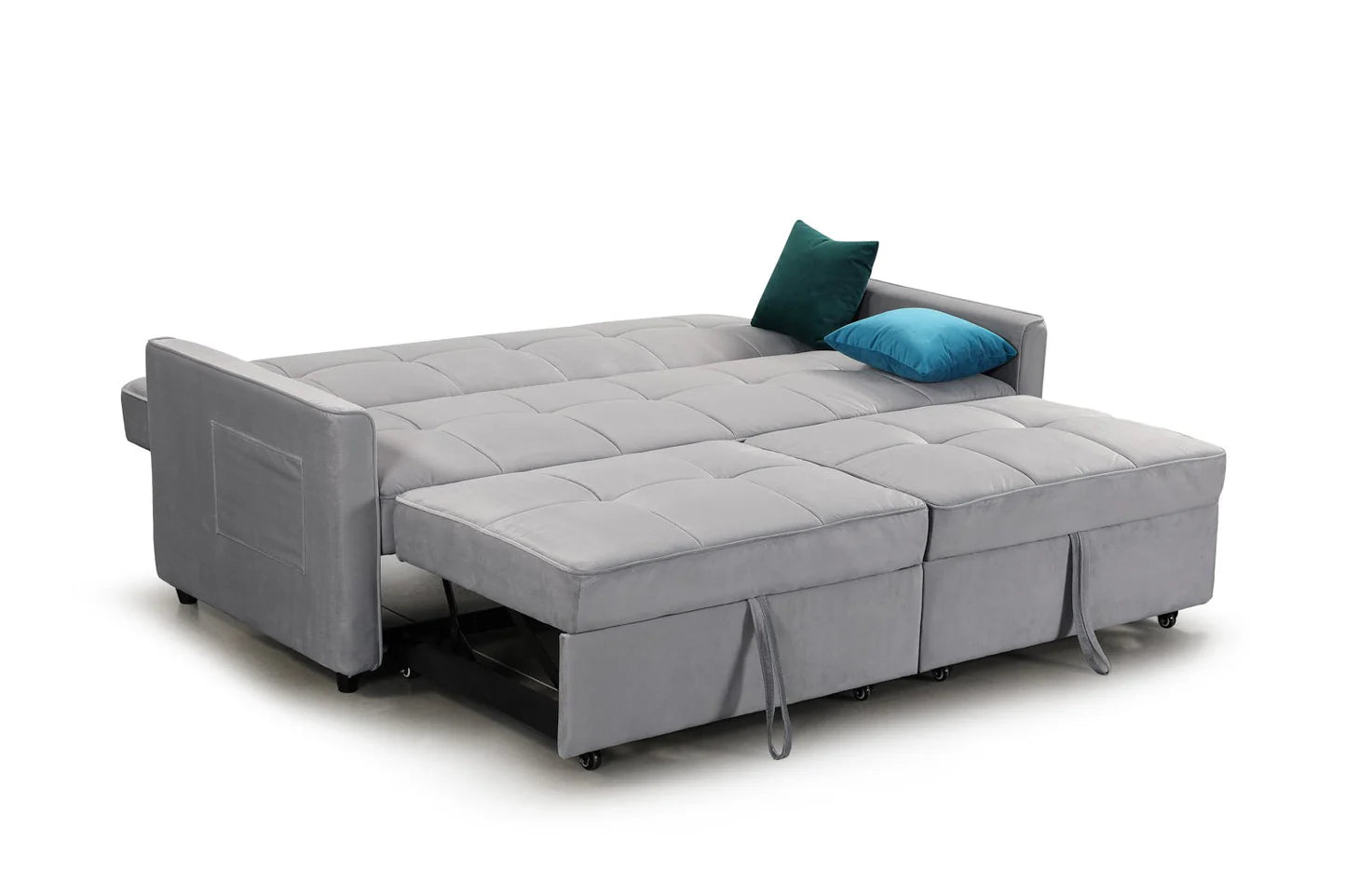 Elegance 3-Seater Sofabed in Plush Grey