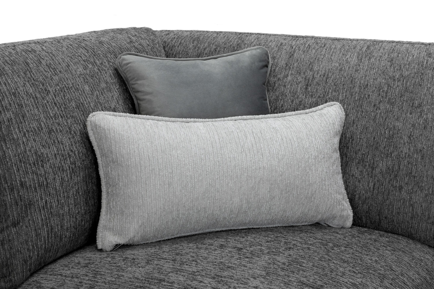 Naples Large Corner Sofa Grey