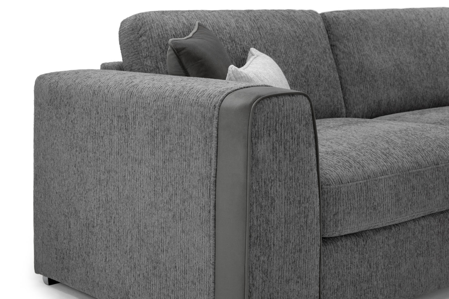 Naples Large Corner Sofa Grey