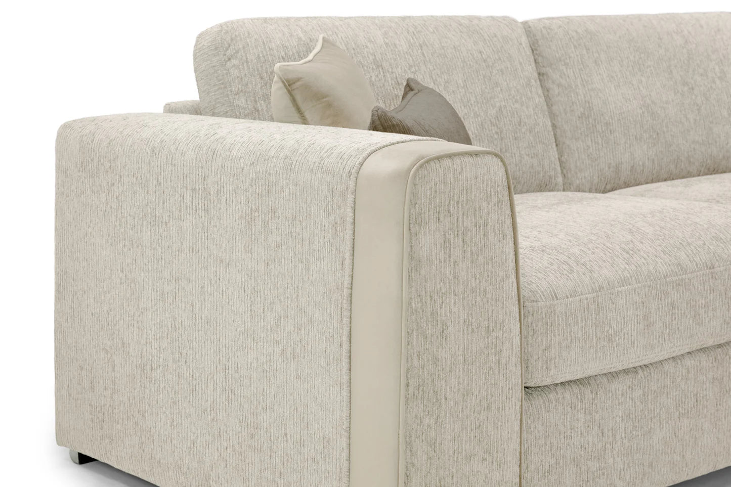 Naples Large Corner Sofa Beige