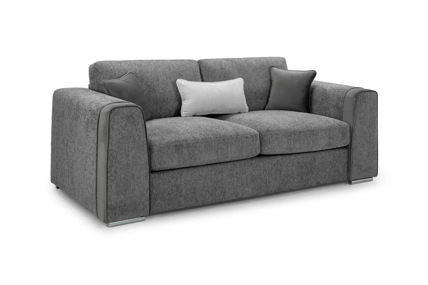 Naples 3+2 Sofa Set Grey