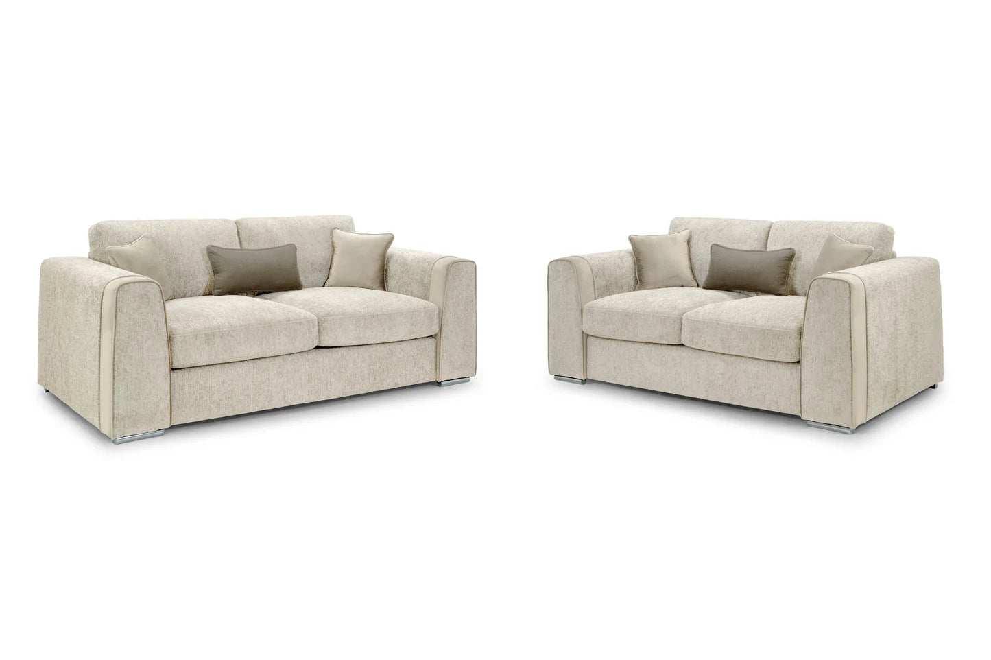 Naples 3+2 Sofa Set Beige