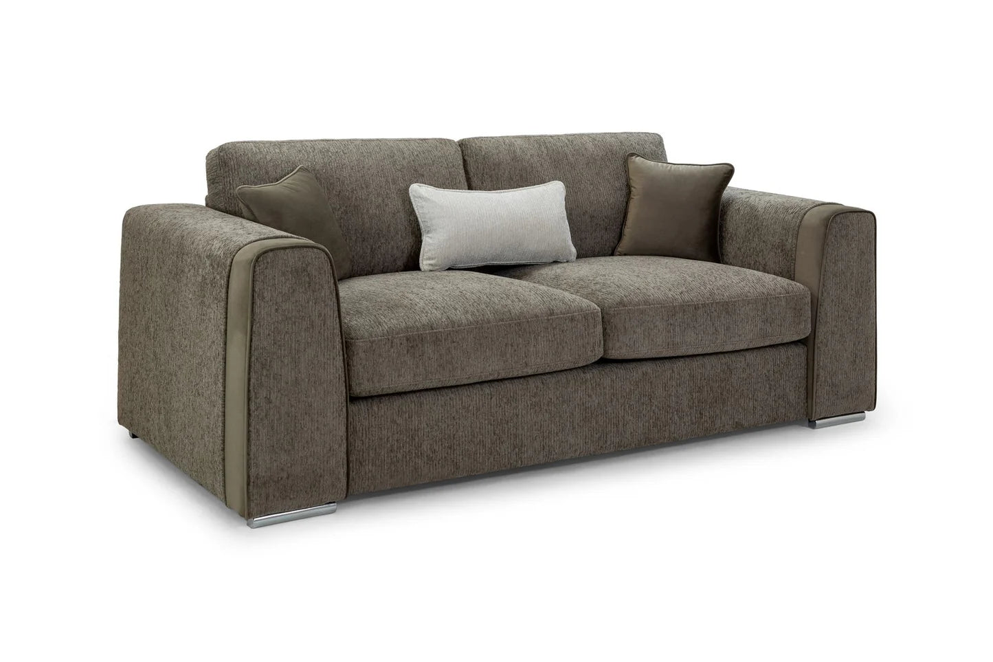 Naples 3 Seater Sofa Mocha Brown