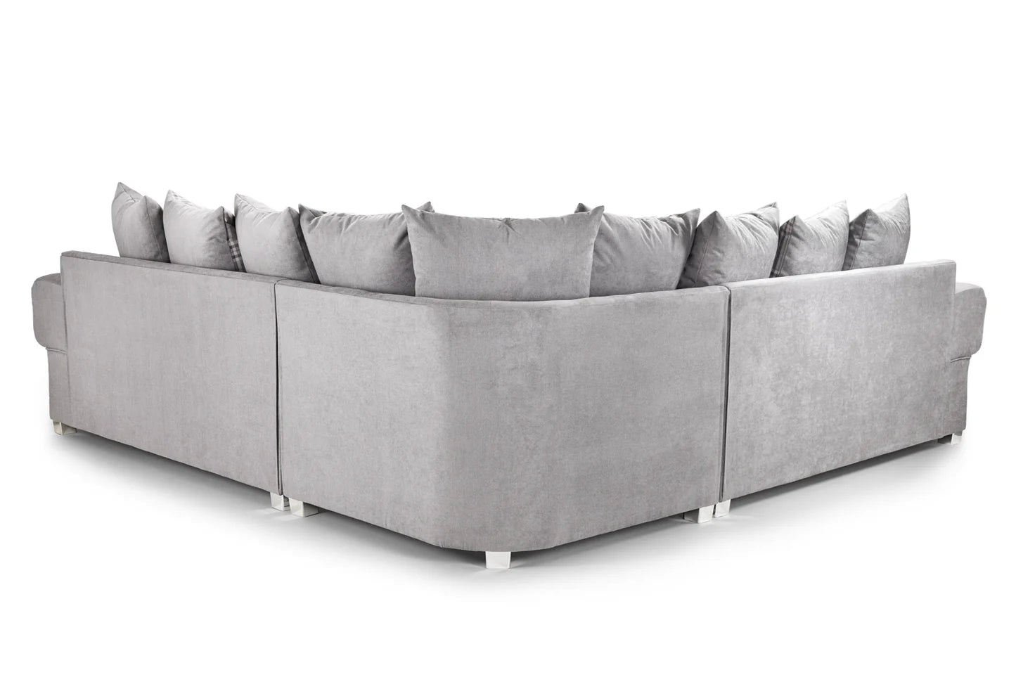 Verona Scatterback Large Corner Sofabed Grey